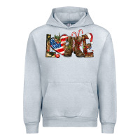 Heather Grey Army christmas love 4th Of July Urban Hoodie - HowdyJamesFarm