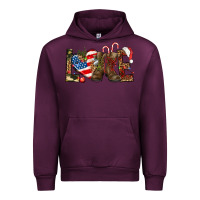 Mauve Wine Army christmas love 4th Of July Urban Hoodie - HowdyJamesFarm