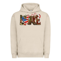 Pigment French Oak Army christmas love 4th Of July Urban Hoodie - HowdyJamesFarm