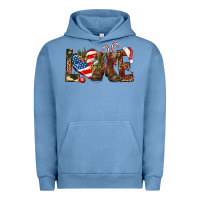 Pigment Pebble Blue Army christmas love 4th Of July Urban Hoodie - HowdyJamesFarm