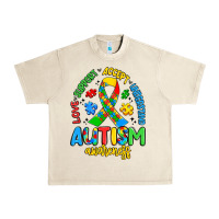 Sandshell love support accept understand autism awareness Urban Heavy Tee - Artiststas