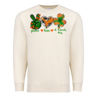 Sandshell Peace Love St.Patrick's Day Premium Sweatshirt - BundleAndBundleShop