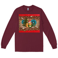 Burgundy christmas trees gemstone Long Sleeve Tee - AdoDesignShop