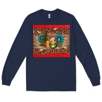 Navy christmas trees gemstone Long Sleeve Tee - AdoDesignShop
