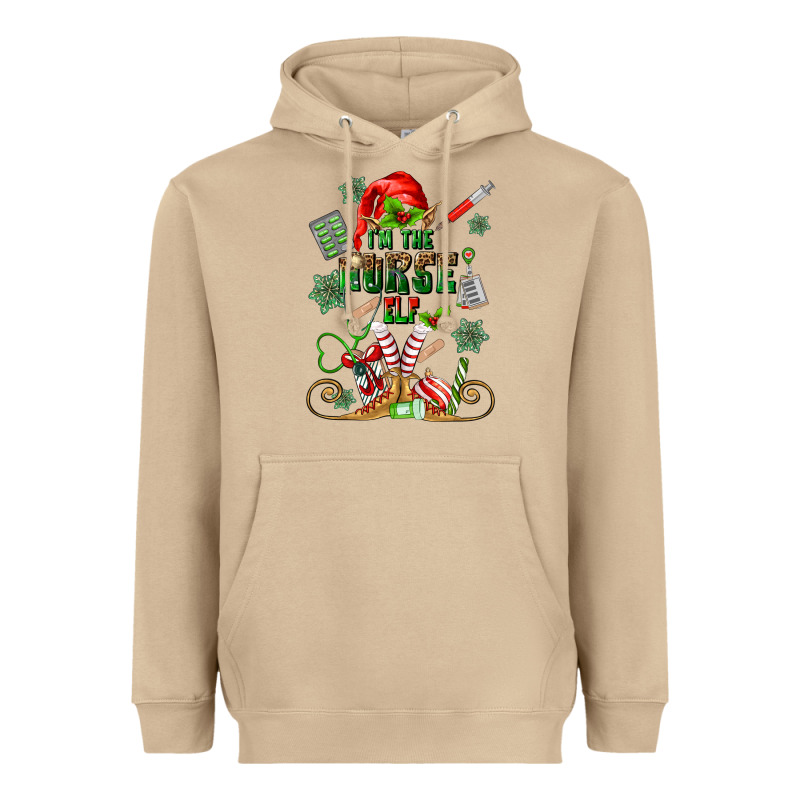 Im The Nurse Elf Heavyweight Hoodie by MaliasSmallBusiness | Teevron