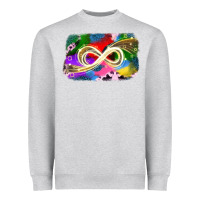 Heather Grey infinity symbol autism Heavyweight Sweatshirt - JahusDesignShop