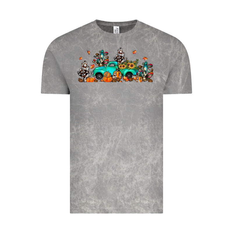 Fall Cactus Pumpkin Truck Vintage Tee by JahusDesignShop | Teevron