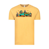 Vintage Mustard fall cactus pumpkin truck Vintage Tee - JahusDesignShop