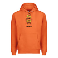 Carrot Yellow Flower Mom Skull Premium Hoodie - Bettercallsaul