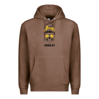 Chestnut Yellow Flower Mom Skull Premium Hoodie - Bettercallsaul