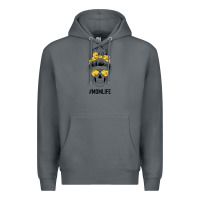 Rock Yellow Flower Mom Skull Premium Hoodie - Bettercallsaul
