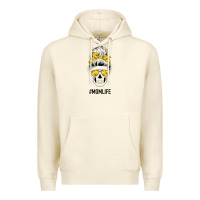 Sandshell Yellow Flower Mom Skull Premium Hoodie - Bettercallsaul