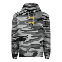 Slate Camo Yellow Flower Mom Skull Premium Hoodie - Bettercallsaul