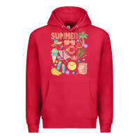 Cardinal retro summer Premium Hoodie - JahusDesignShop