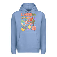 Colony Blue retro summer Premium Hoodie - JahusDesignShop