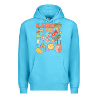 Ocean Blue retro summer Premium Hoodie - JahusDesignShop