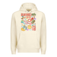 Sandshell retro summer Premium Hoodie - JahusDesignShop