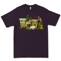 Plum bear coffee cups Premium Tee - texasbilliewilder