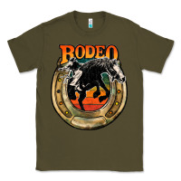 Army Green rodeo Classic Tee - JahusDesignShop