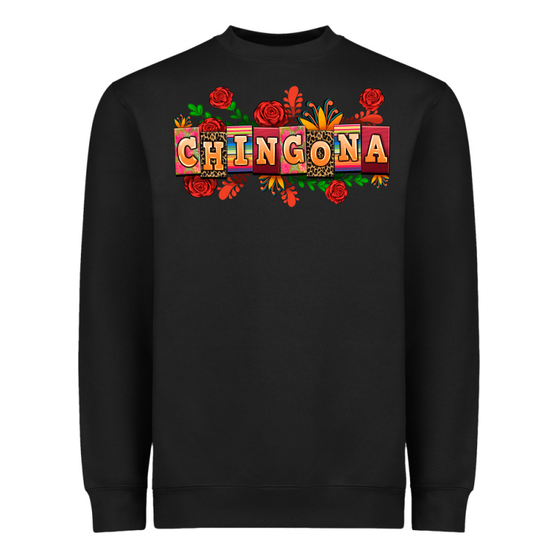 Chingona Heavyweight Sweatshirt by AdoDesignShop | Teevron