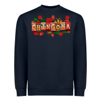 Navy chingona Heavyweight Sweatshirt - AdoDesignShop