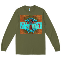 Army Green christmas cross gemstone Long Sleeve Tee - AdoDesignShop