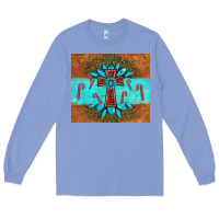 Colony Blue christmas cross gemstone Long Sleeve Tee - AdoDesignShop