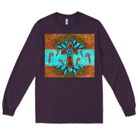 Plum christmas cross gemstone Long Sleeve Tee - AdoDesignShop
