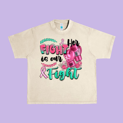 Her Fight Is Our Fight Urban Heavy Tee Designed By Artiststas