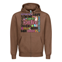 Chestnut easter subway Zipper Hoodie - MaliasSmallBusiness