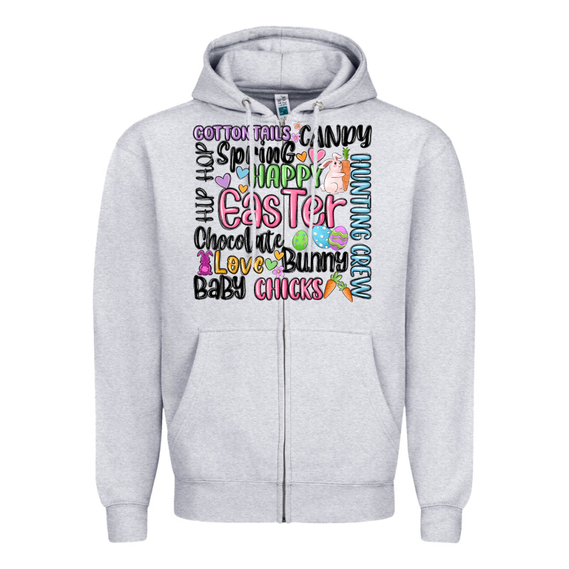 Easter Subway Zipper Hoodie by MaliasSmallBusiness | Teevron