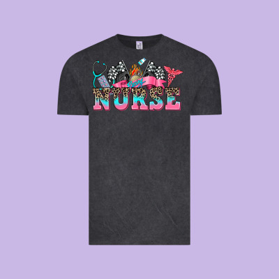 Nurse With Race And Oto Equipment Vintage Tee Designed By Adodesignshop