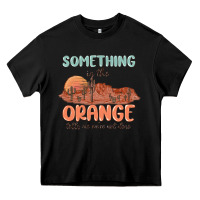 Black something in the orange Heavy Core Tee - MaliasSmallBusiness
