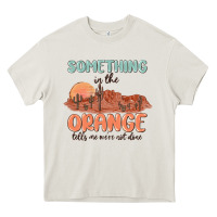 Cream something in the orange Heavy Core Tee - MaliasSmallBusiness