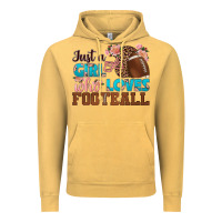 Vintage Mustard just a girl who loves football Vintage Hoodie - HRA Design Shop