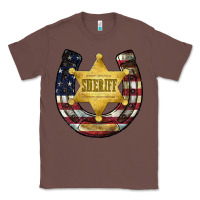 Chestnut sheriff american flag Classic Tee - JahusDesignShop