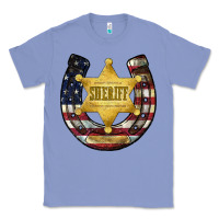 Colony Blue sheriff american flag Classic Tee - JahusDesignShop