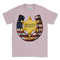 Lilac sheriff american flag Classic Tee - JahusDesignShop