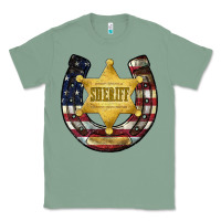 Sage sheriff american flag Classic Tee - JahusDesignShop