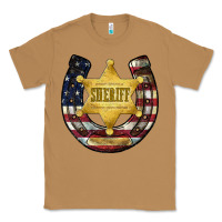 Toasted Coconut sheriff american flag Classic Tee - JahusDesignShop