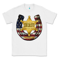White sheriff american flag Classic Tee - JahusDesignShop