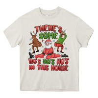 Cream there's some ho's ho's ho's in this house Heavy Core Tee - MaliasSmallBusiness