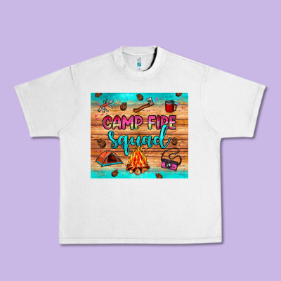 Camp Fire Squad Urban Heavy Tee Designed By Jahusdesignshop