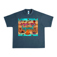 Midnight Navy camp fire squad Urban Heavy Tee - JahusDesignShop
