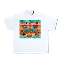 White camp fire squad Urban Heavy Tee - JahusDesignShop