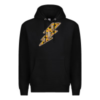 Black Sunflower and Skull Lightning Premium Hoodie - Bettercallsaul