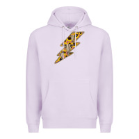 Lilac Sunflower and Skull Lightning Premium Hoodie - Bettercallsaul
