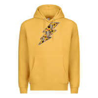 Mustard Sunflower and Skull Lightning Premium Hoodie - Bettercallsaul