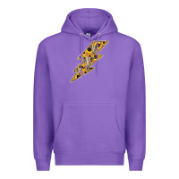 Purple Sunflower and Skull Lightning Premium Hoodie - Bettercallsaul