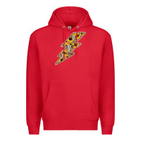 Red Sunflower and Skull Lightning Premium Hoodie - Bettercallsaul